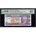 (501) P65 Barbados - 100 Dollars Year 2000
